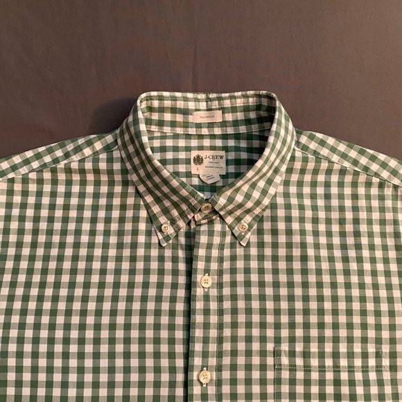 2x J. Crew Button-Down Dress/Work Shirts (LG) - Picture 3 of 8